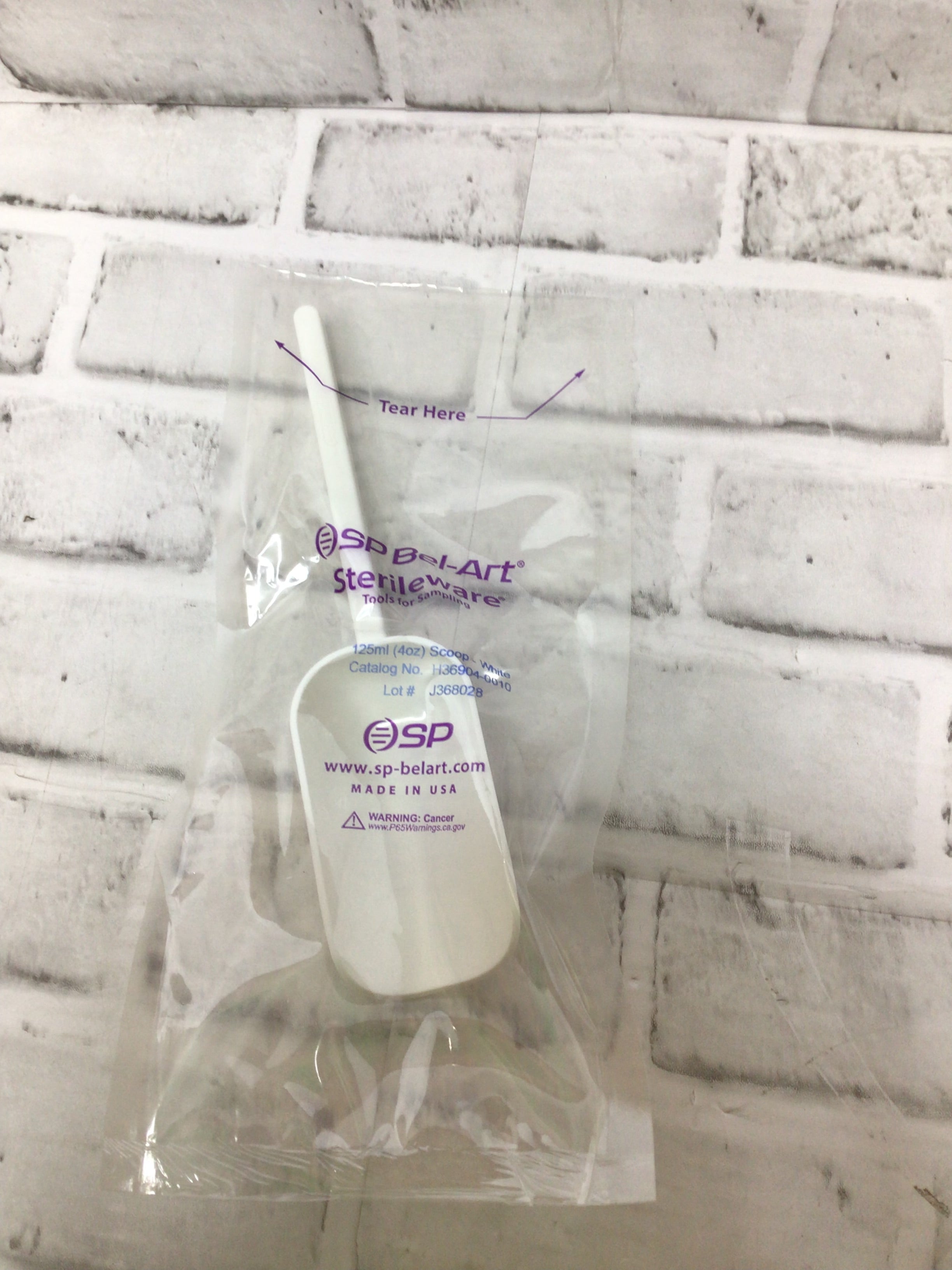 BEL-ART PRODUCTS H36904-0010 125ml (4oz) WHITE SCOOPS (98 SCOOPS) (8128802455790)